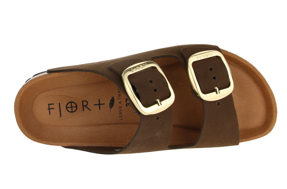 Fjort Damen Pantolette mit Fußbett