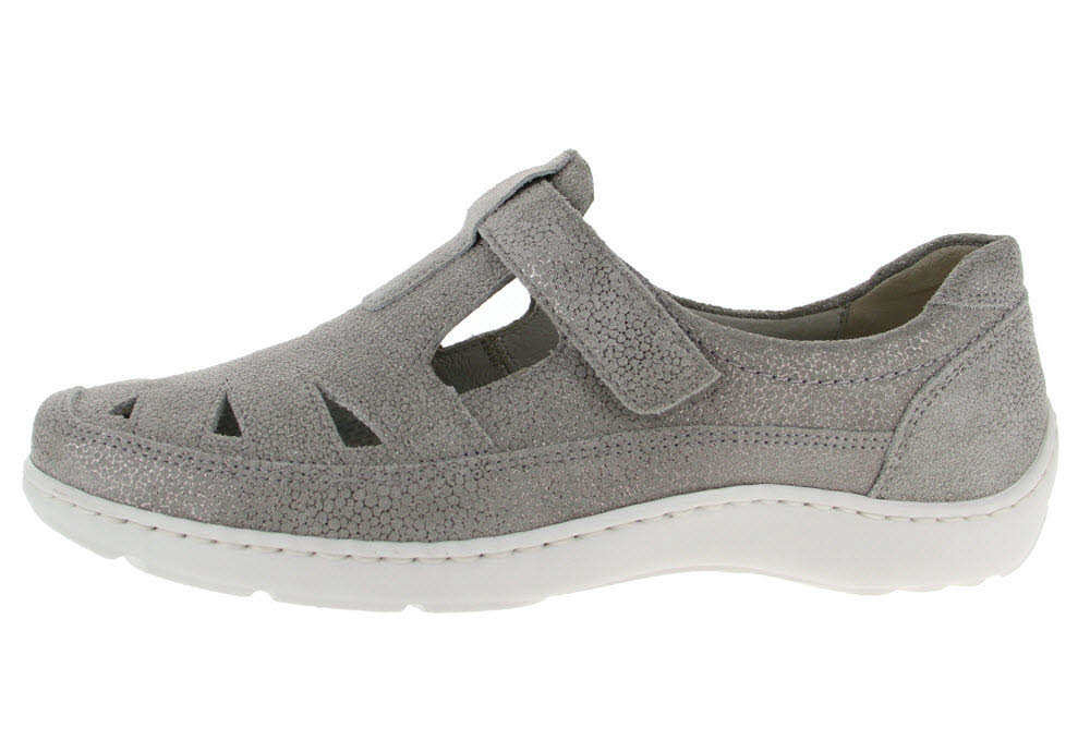 Waldläufer Damen  Slipper mit Klettv.