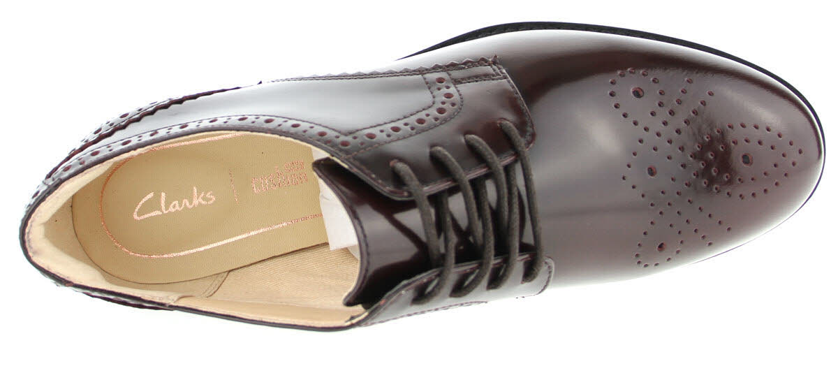 Clarks Damen Schnürer Netley Rose