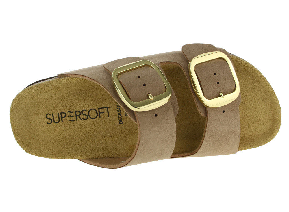 Supersoft Damen Pantolette mit Fußbett