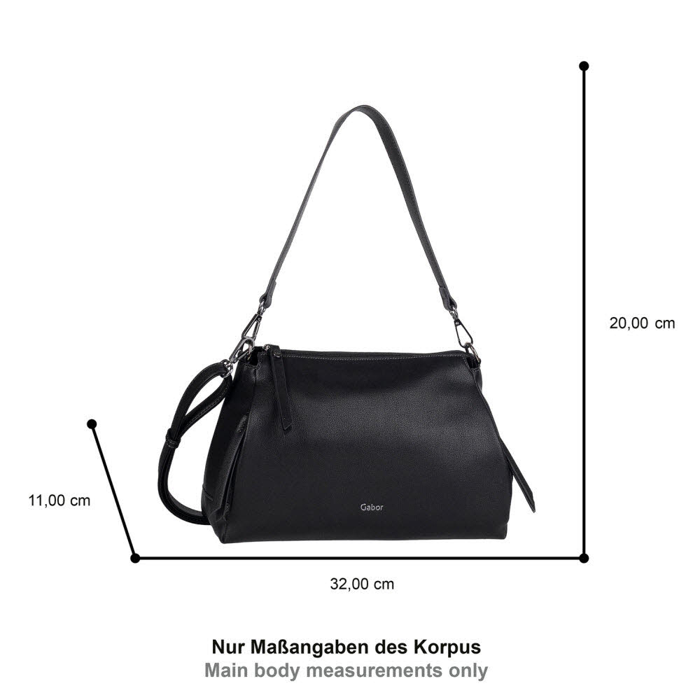 Gabor Umhängetasche JENNY schwarz