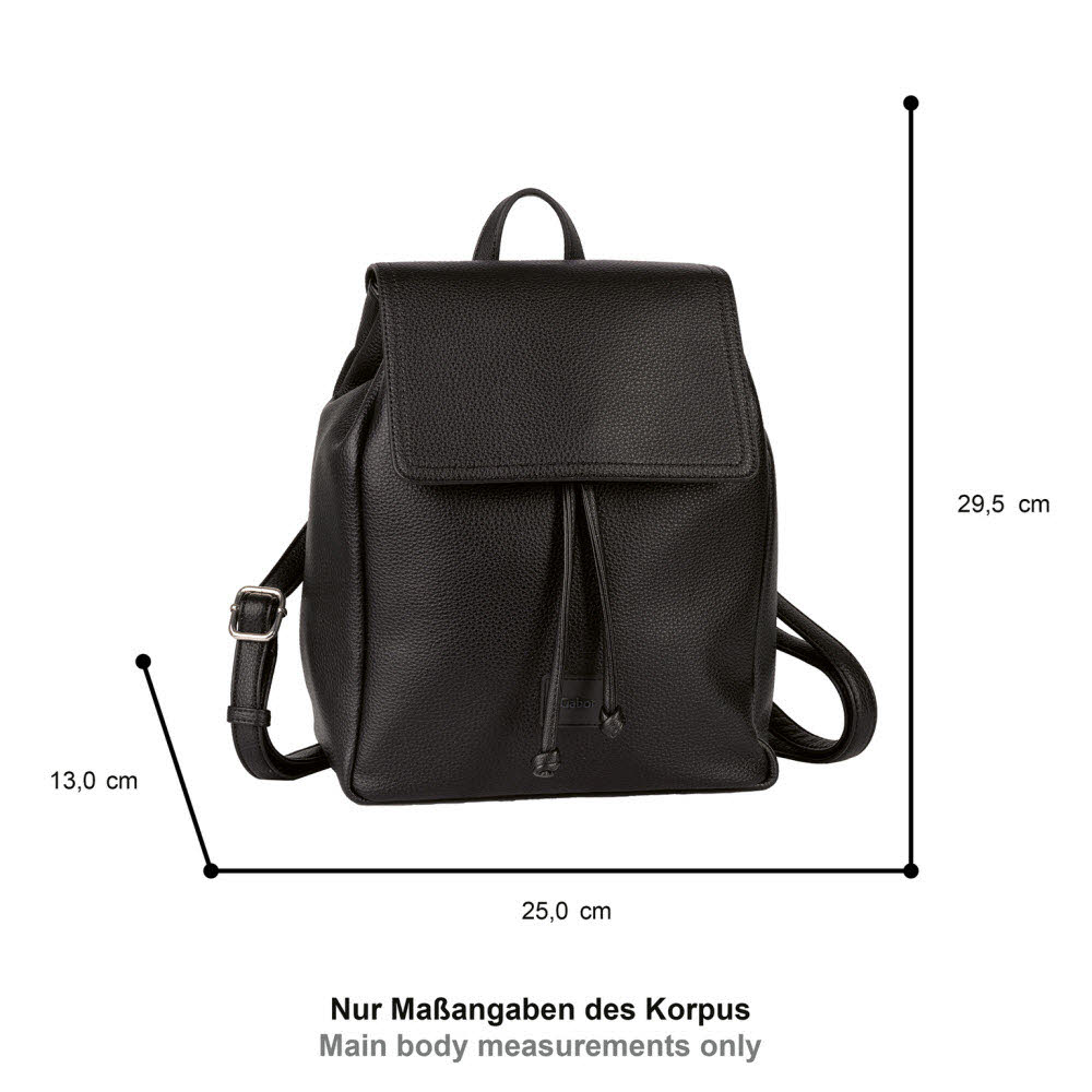 Gabor Rucksack ELFIE schwarz
