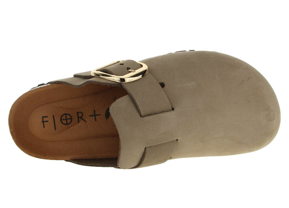 Fjort Herren Pantolette mit Lederfußbett