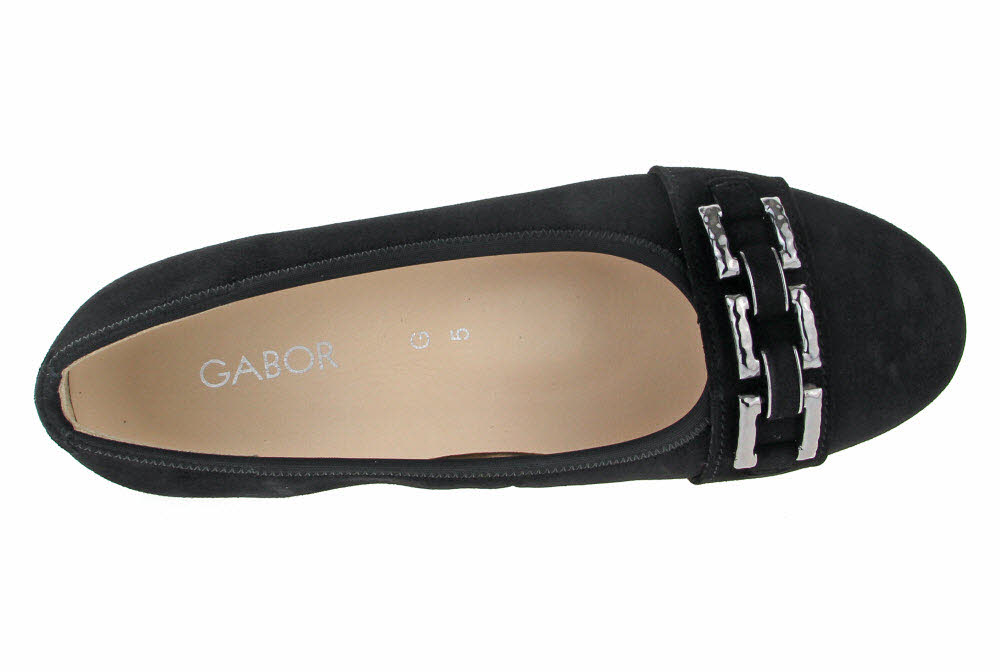 Gabor Damen Ballerina mit Wechselfußbett