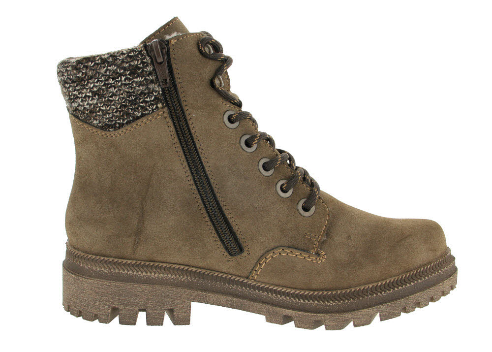 Rieker Damen Schnürboots mit Warmfutter