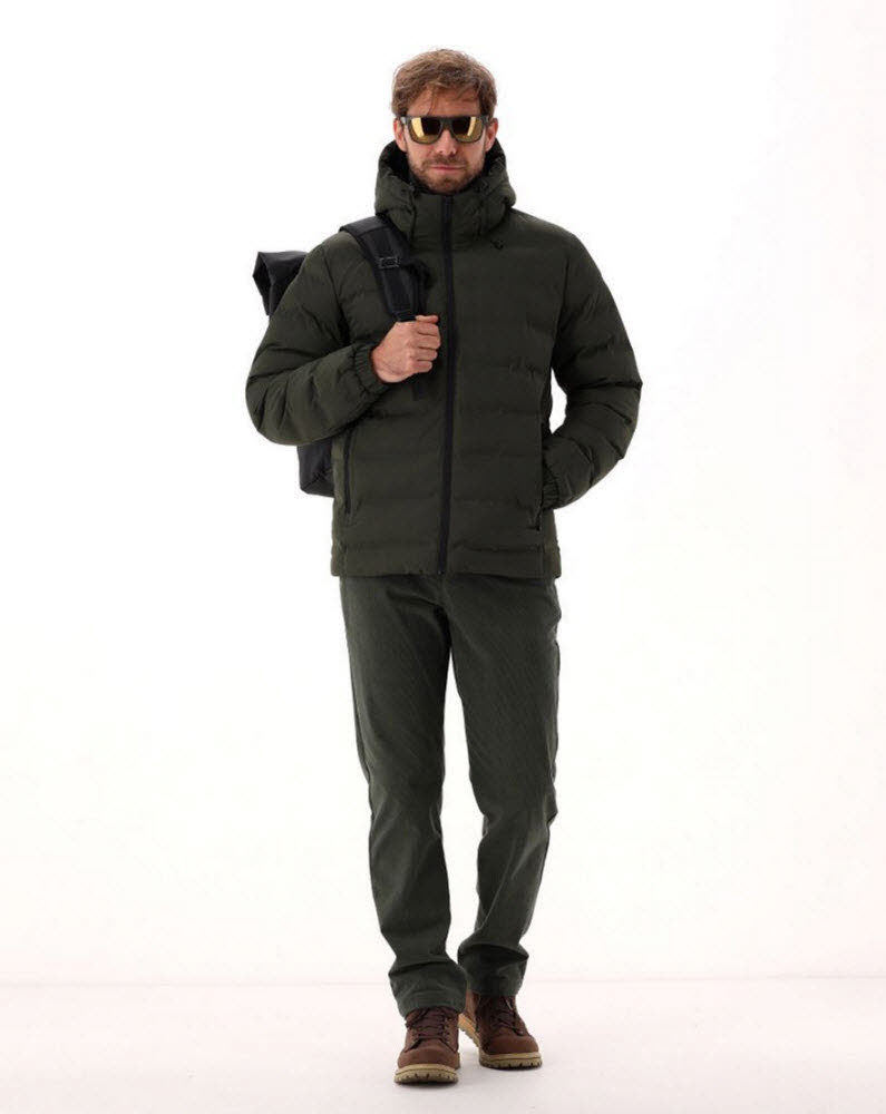 CMP Wattierte Herrenjacke mit regulierba