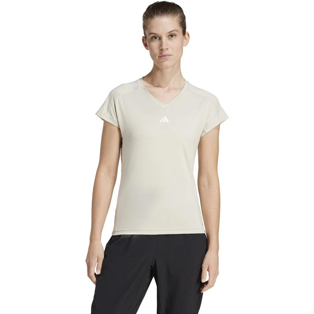 adidas Damen V-Neck T-Shirt