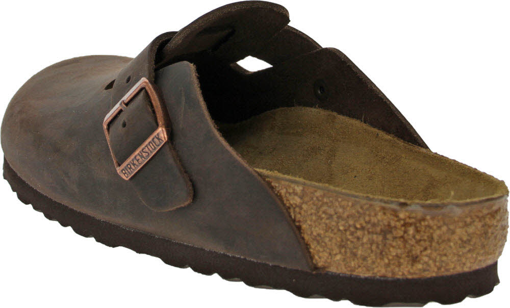 Birkenstock Boston braun Fettleder