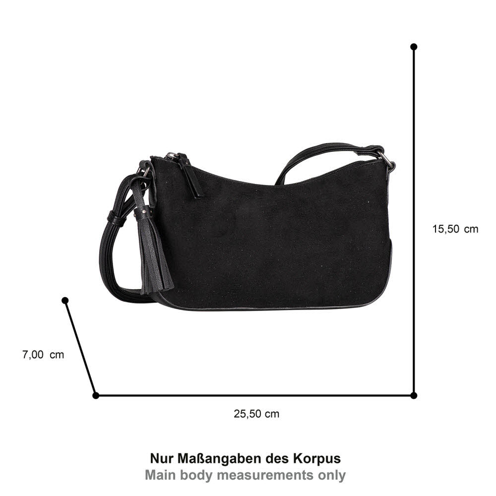 Gabor Umhängetasche ANTHEA schwarz