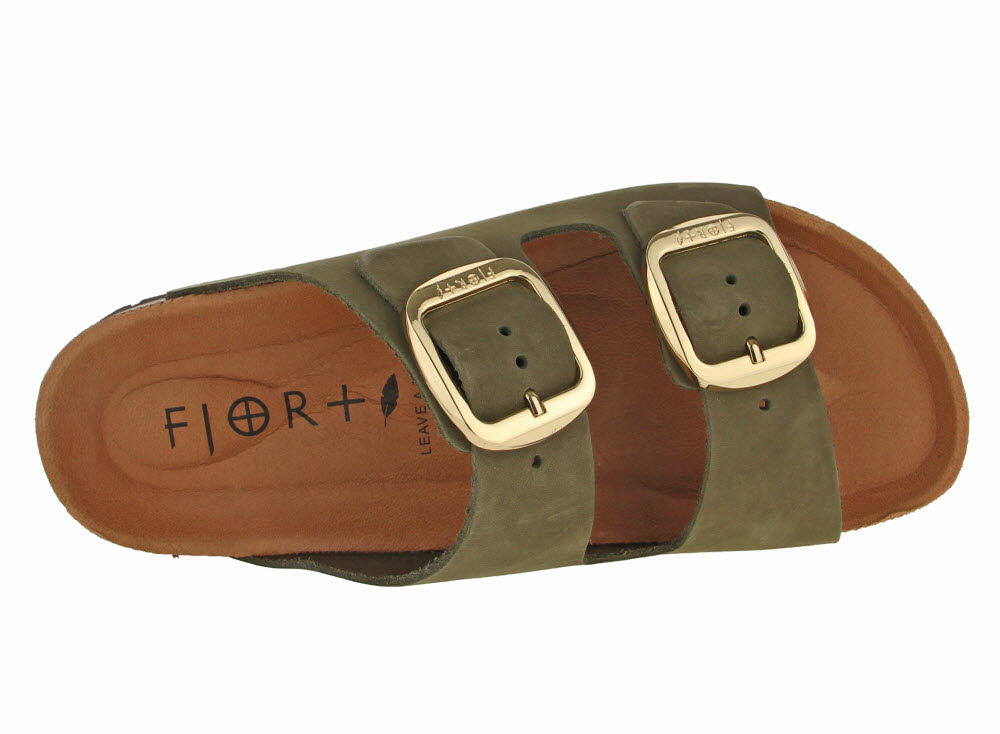Fjort Damen Pantolette mit Lederfußbett