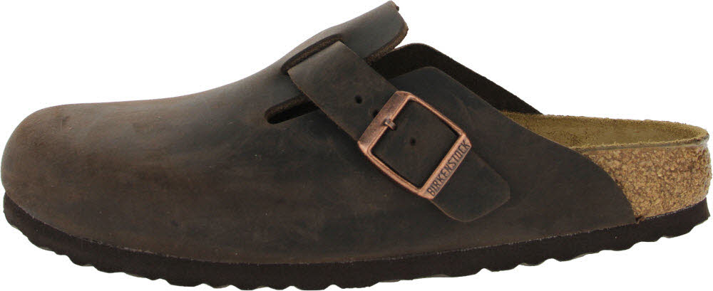 Birkenstock Boston braun Fettleder