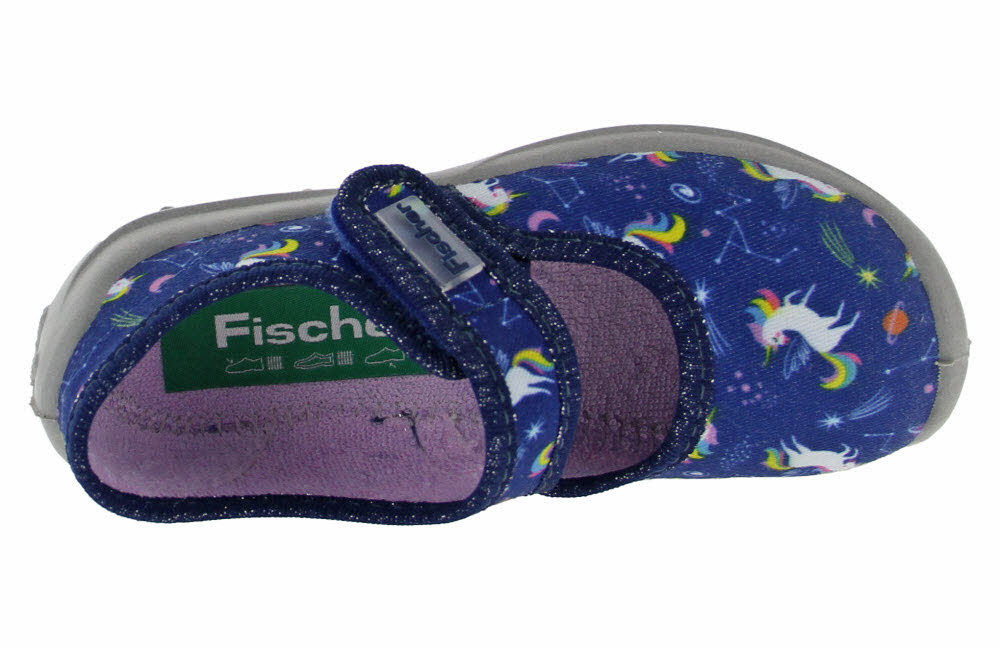 Fischer Fischer Hausschuhe mit Klettverschluss