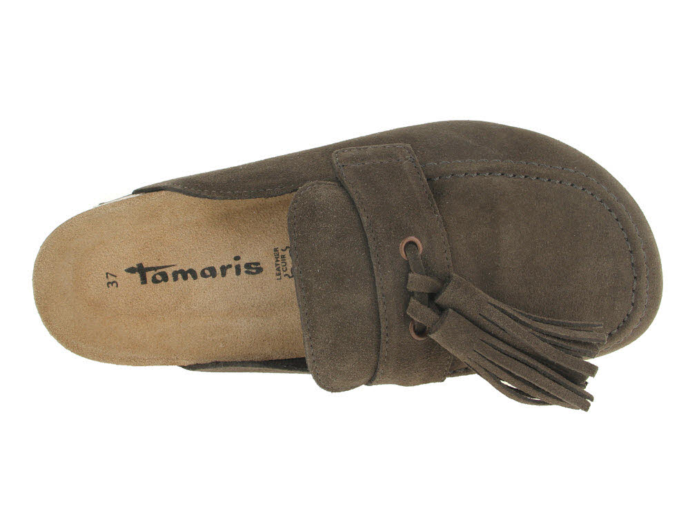Tamaris Damen Clog mit Fußbett
