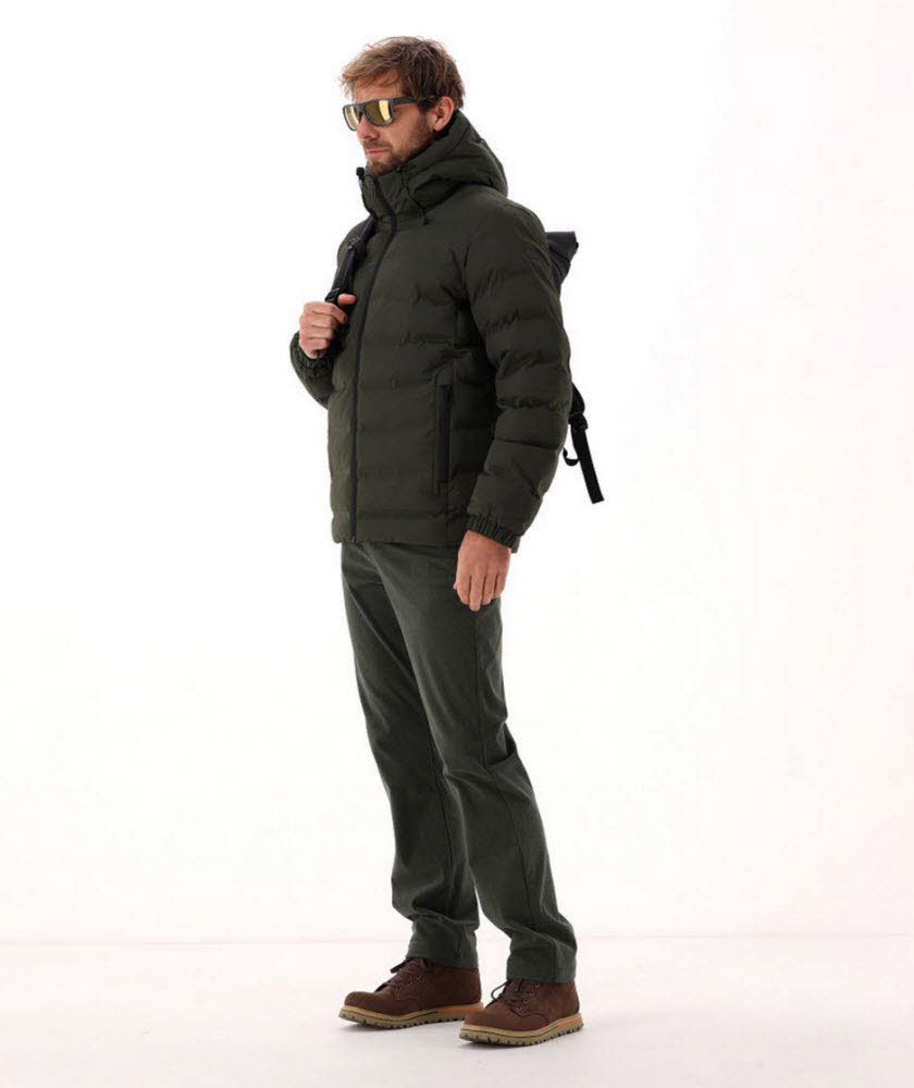 CMP Wattierte Herrenjacke mit regulierba