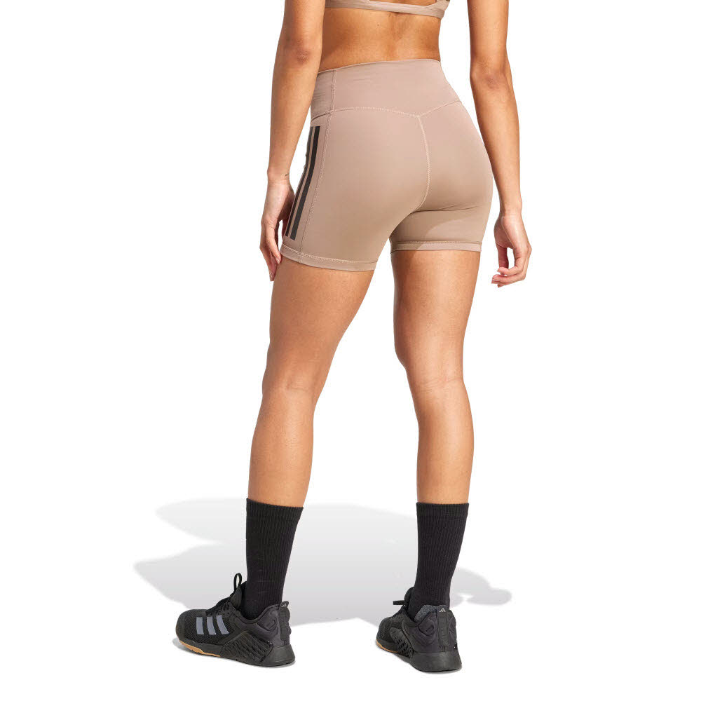 adidas Damen Optimé 3-Stripes 1/4 Short