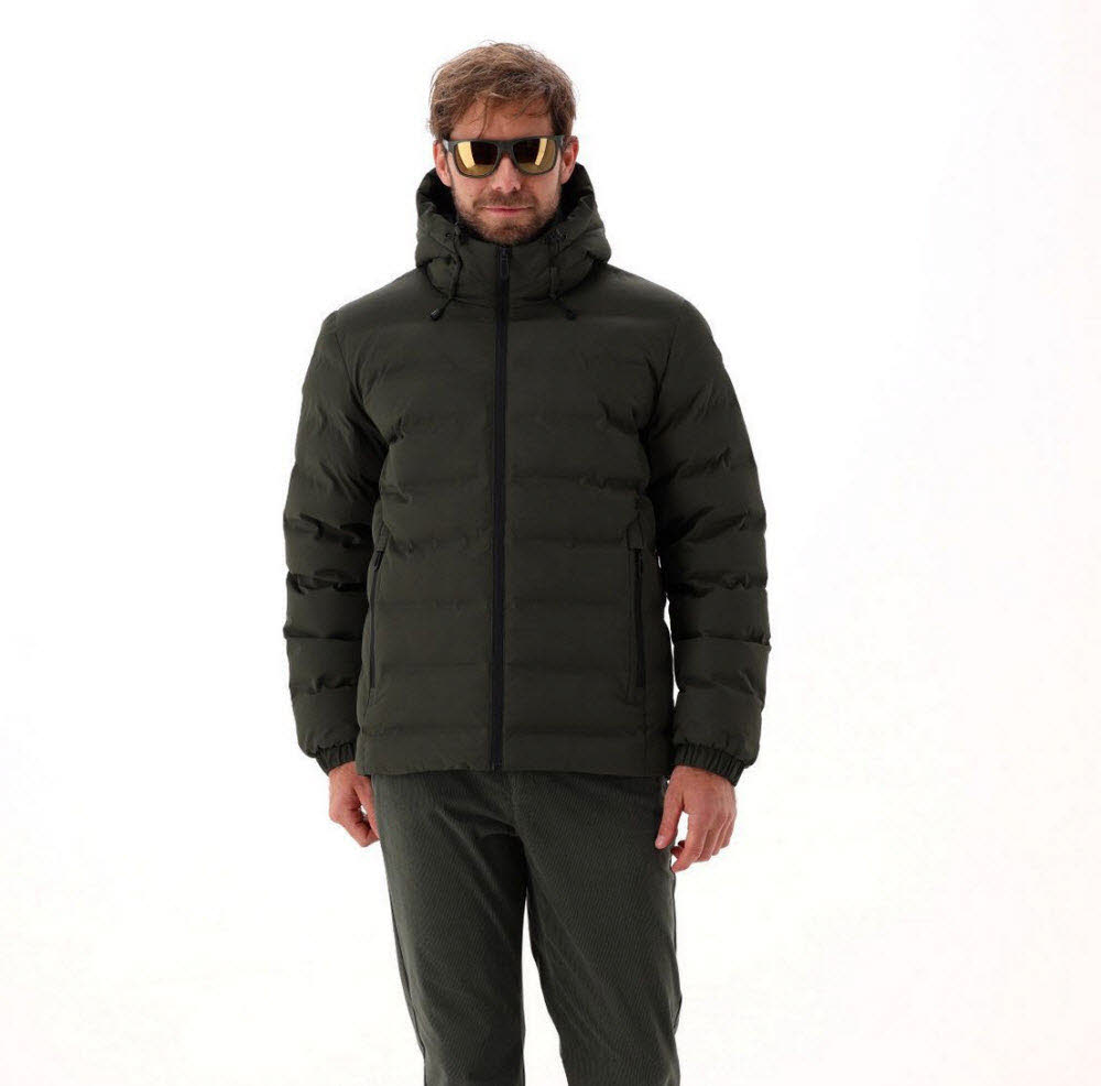 CMP Wattierte Herrenjacke mit regulierba