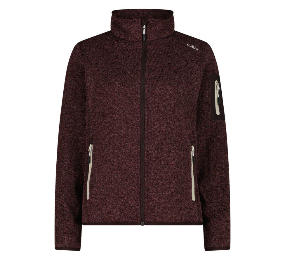 CMP Damen Fleecejacke Knit-Tech Meliert