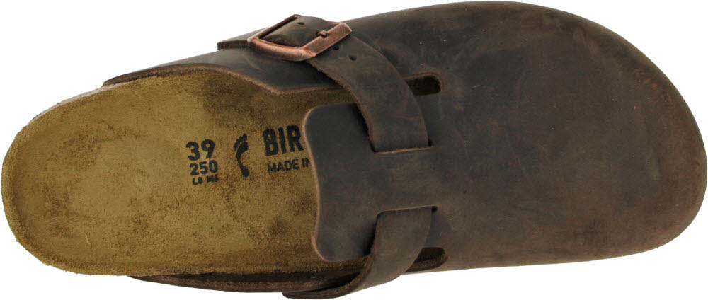 Birkenstock Boston braun Fettleder