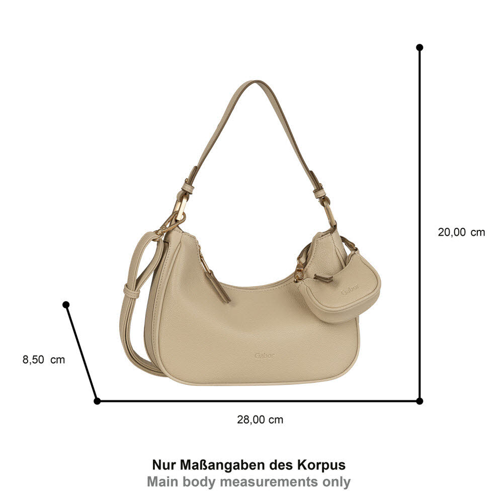 Gabor Schultertasche DEVIKA beige