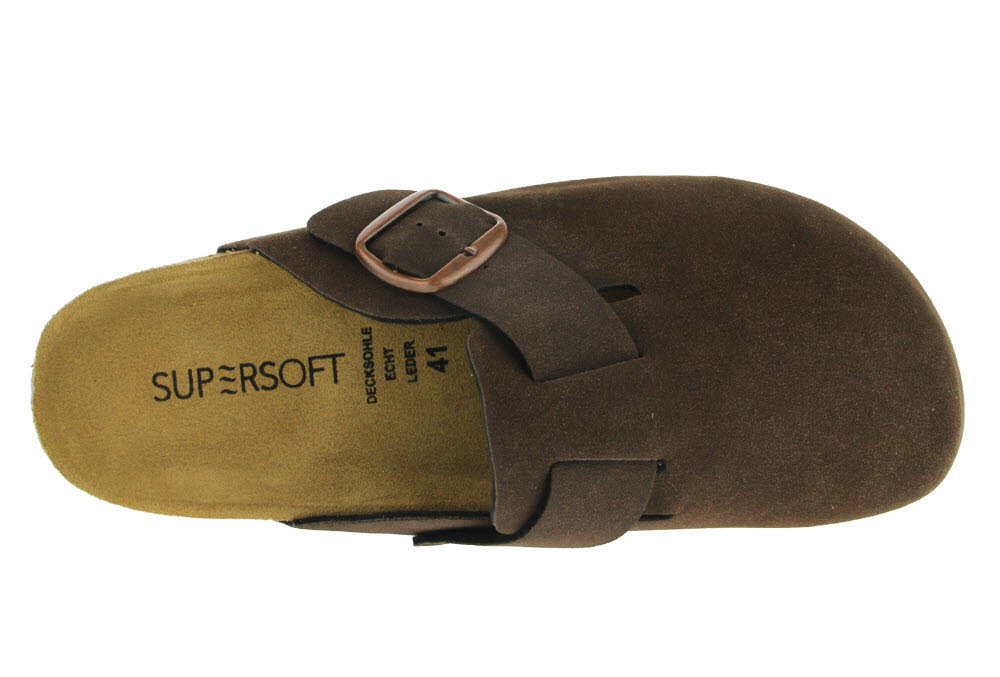 Supersoft Herren Clogs mit Fußbett