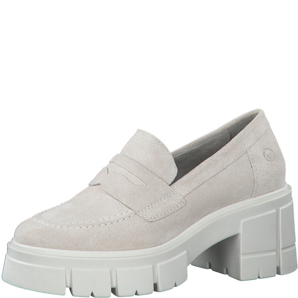 Tamaris Damen Loafer mit Blockabsat