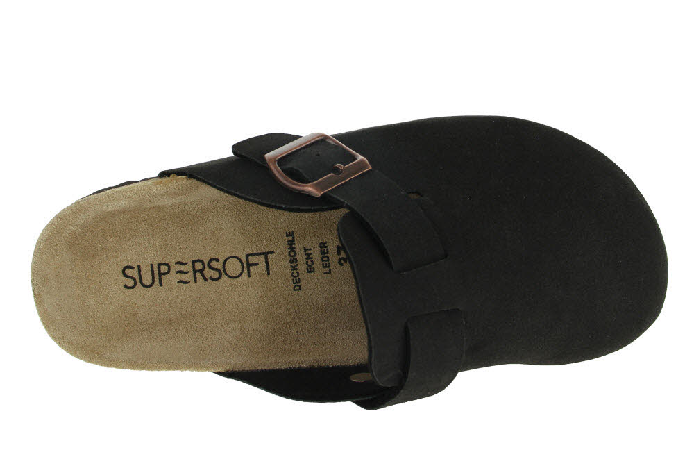 Supersoft Damen Clogs mit Fußbett