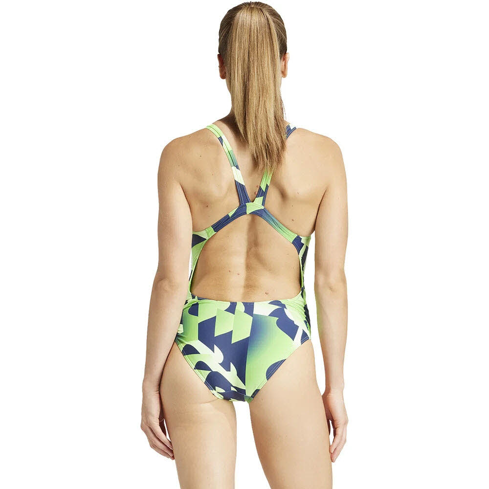 adidas Damen Badeanzug 3-Streifen Graphi