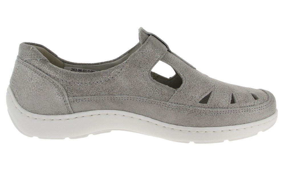 Waldläufer Damen  Slipper mit Klettv.