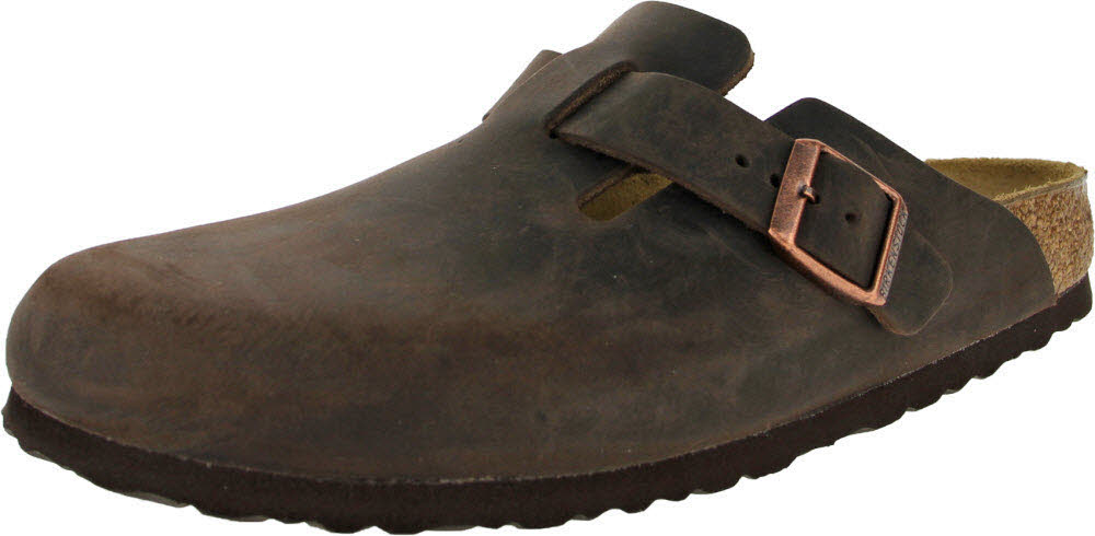 Birkenstock Boston braun Fettleder