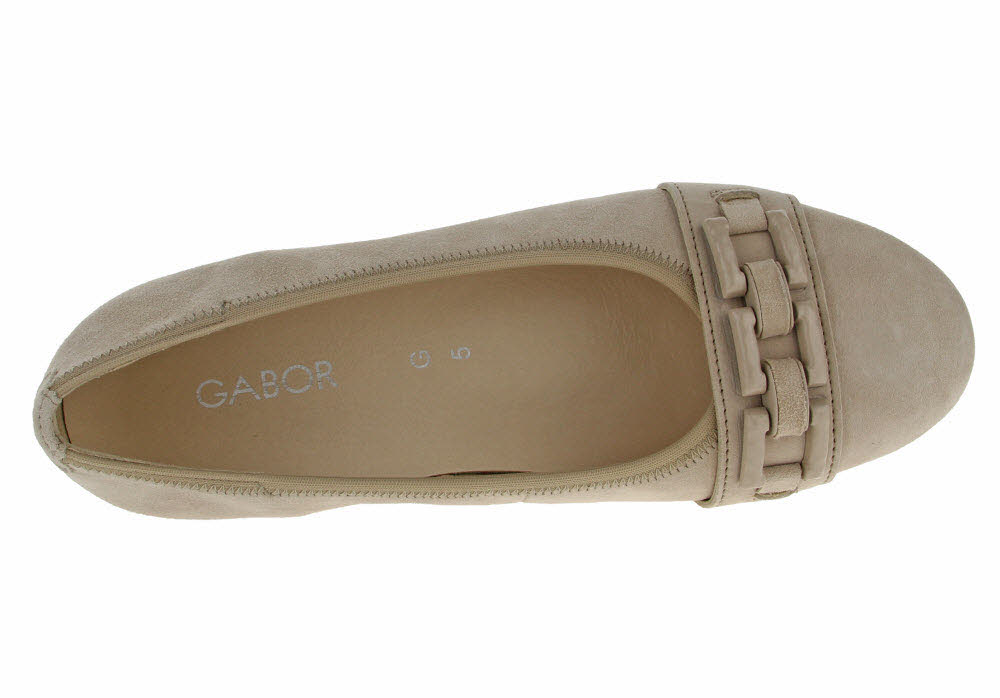 Gabor Damen Ballerina mit Wechselfußbett