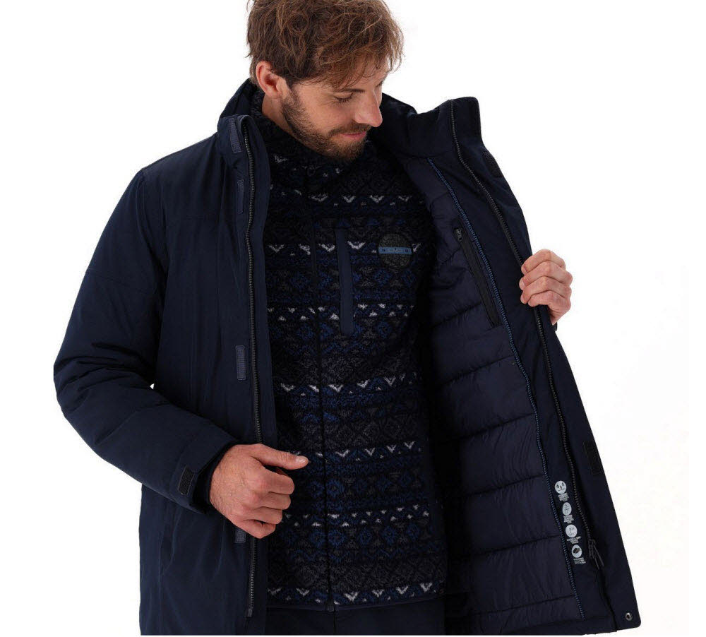 CMP Gepolsterter Parka für Herren mit Ka