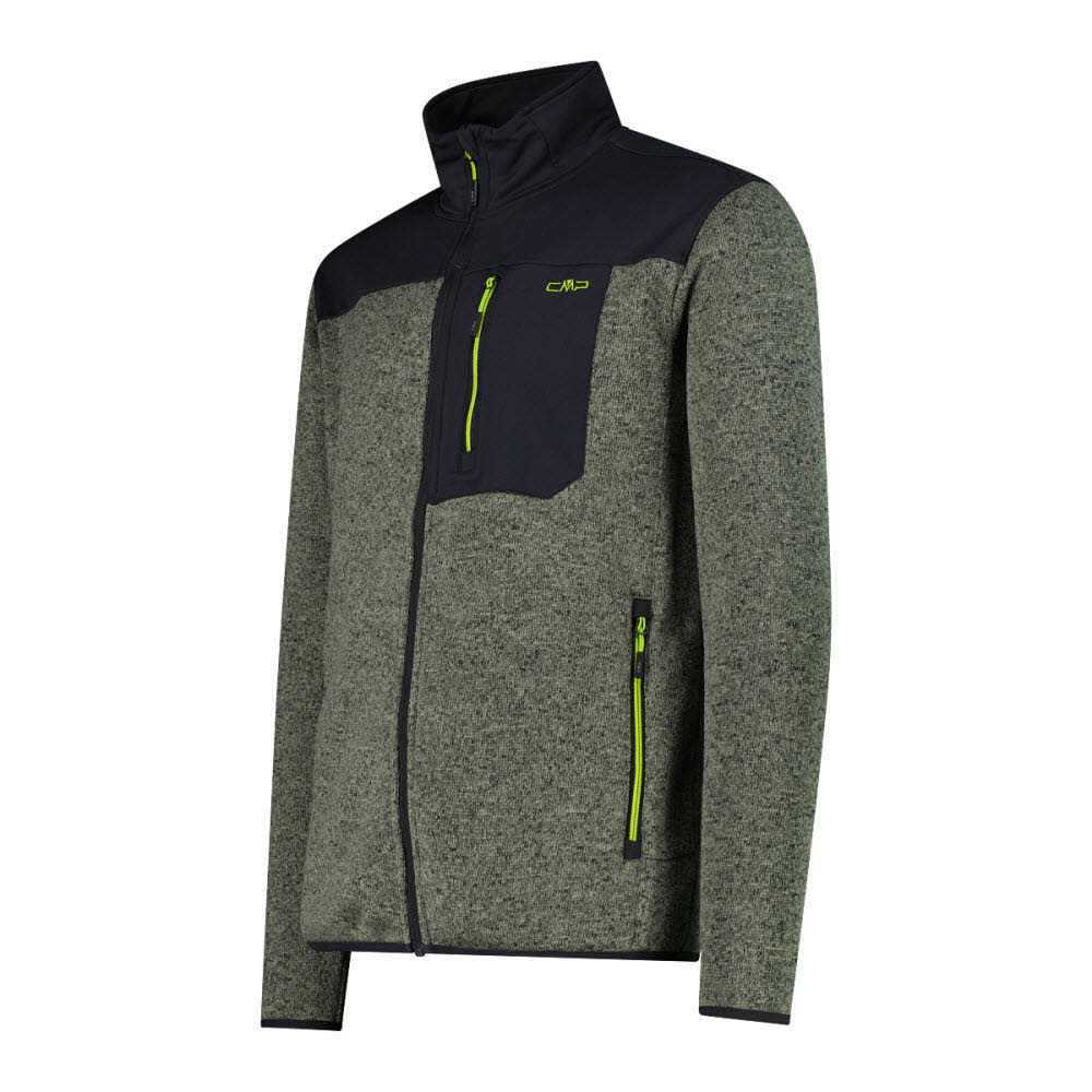 CMP Fleecejacke in Knit Tech Jacquard fü