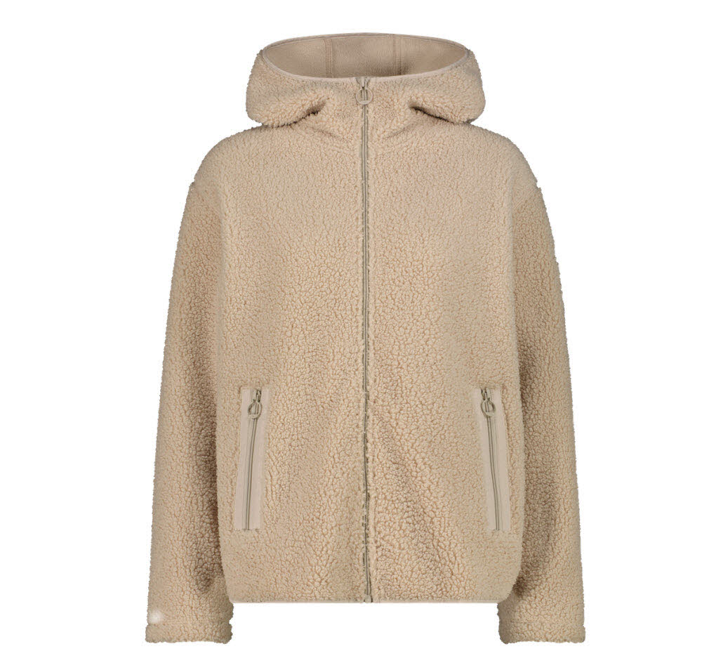 CMP Damen-Fleecejacke mit Kapuze