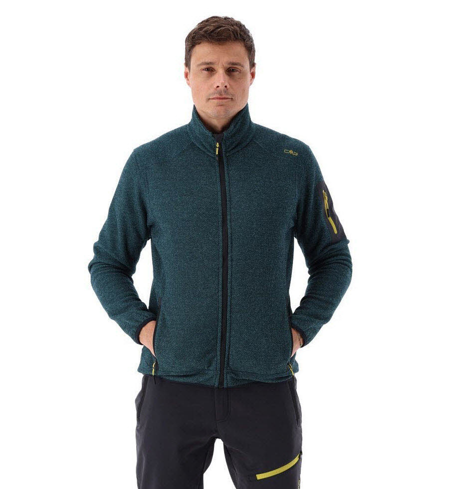 CMP Herren schweres Fleecejacke Knit-Tec
