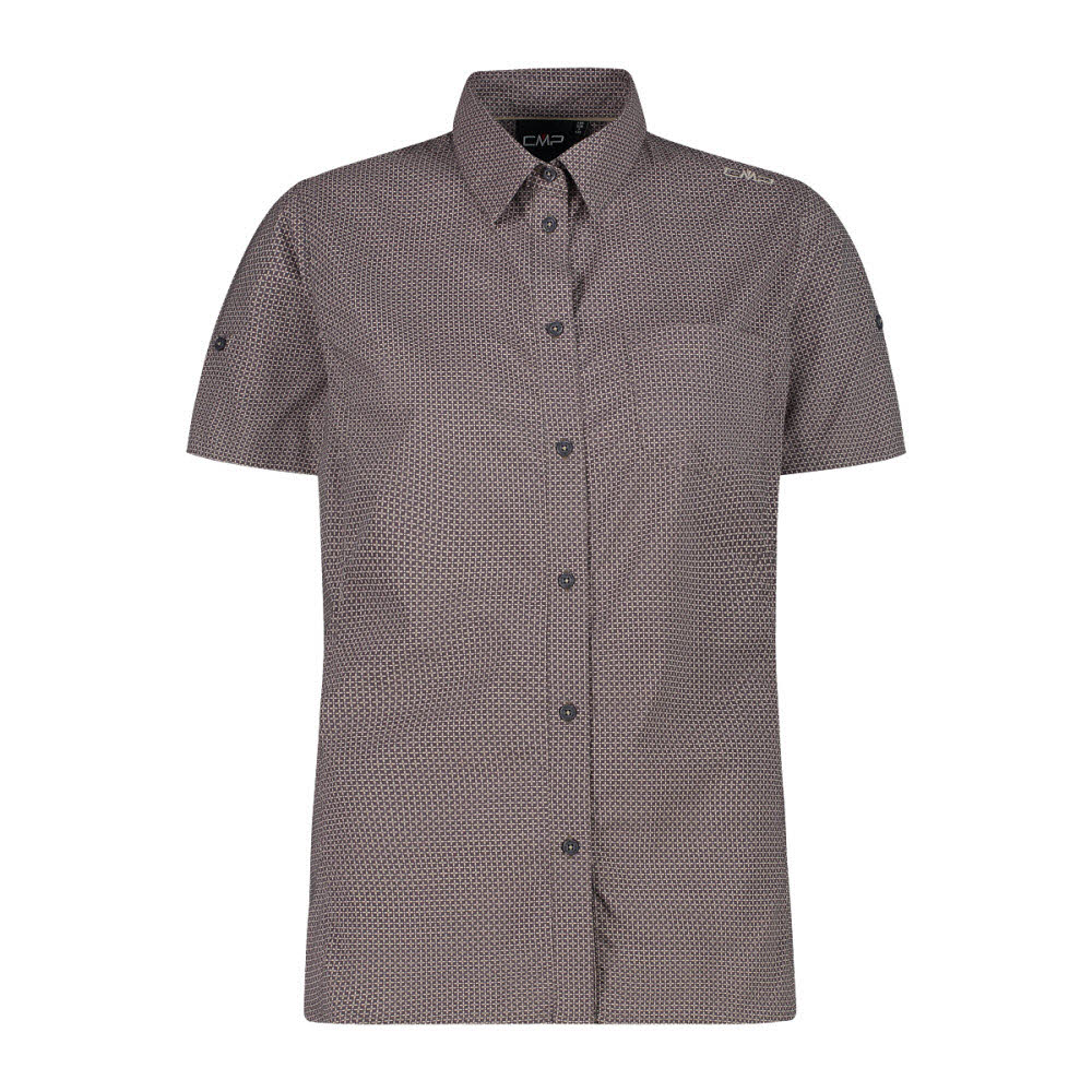 CMP Damen-Kurzarm-Shirt mit floralem Mus