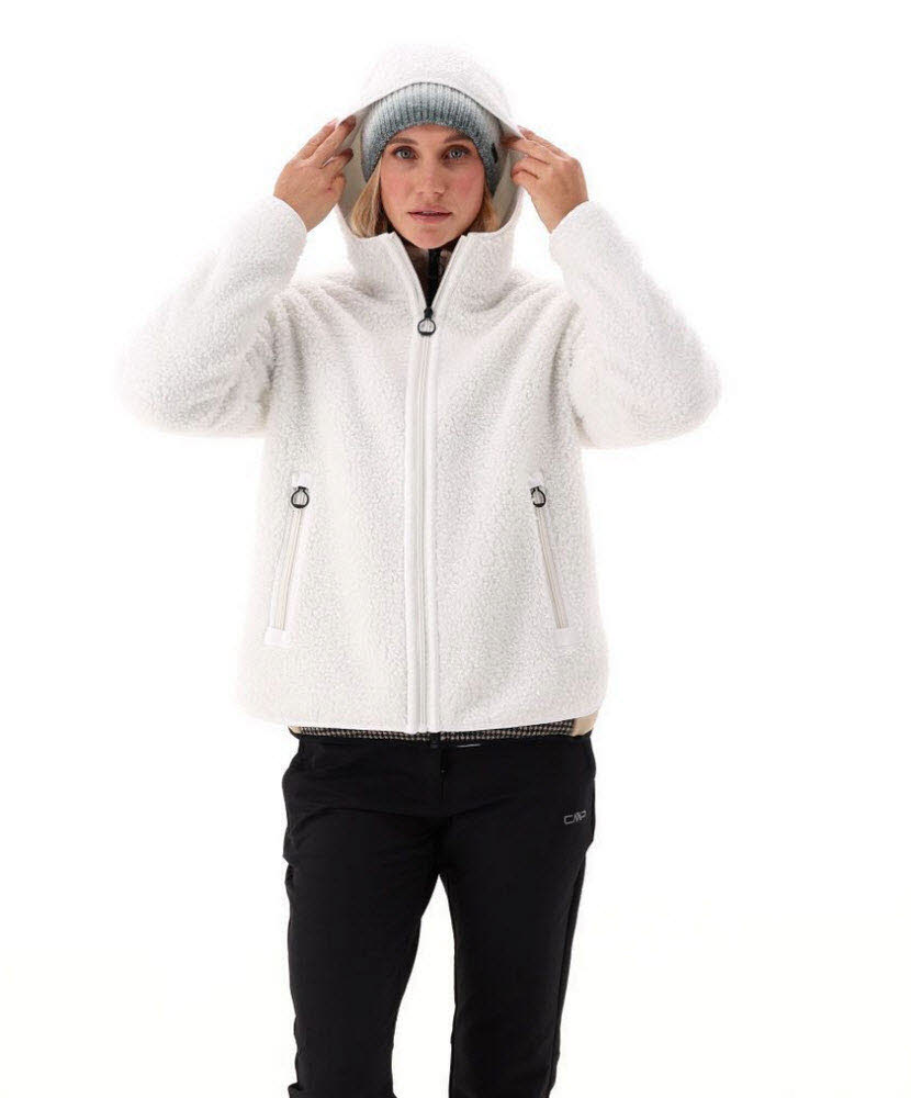 CMP Sweatjacke aus HighLoft-Teddy-Fleece