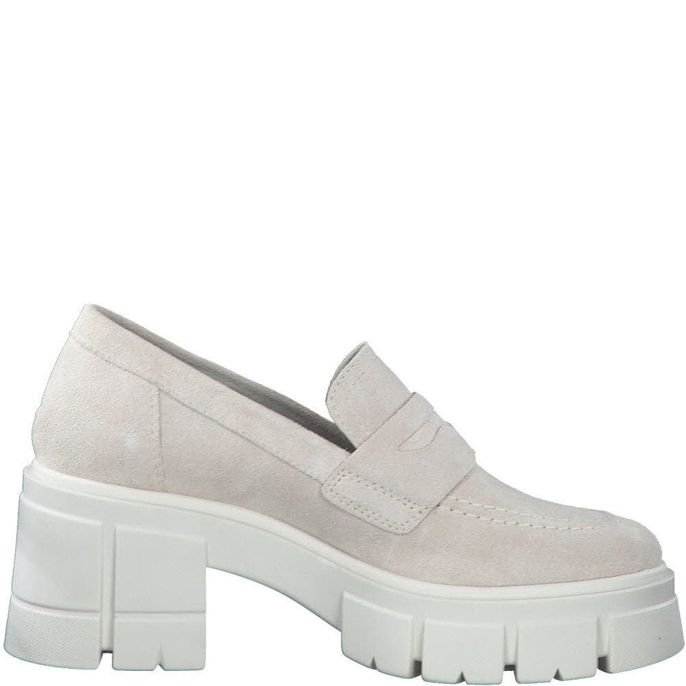 Tamaris Damen Loafer mit Blockabsat