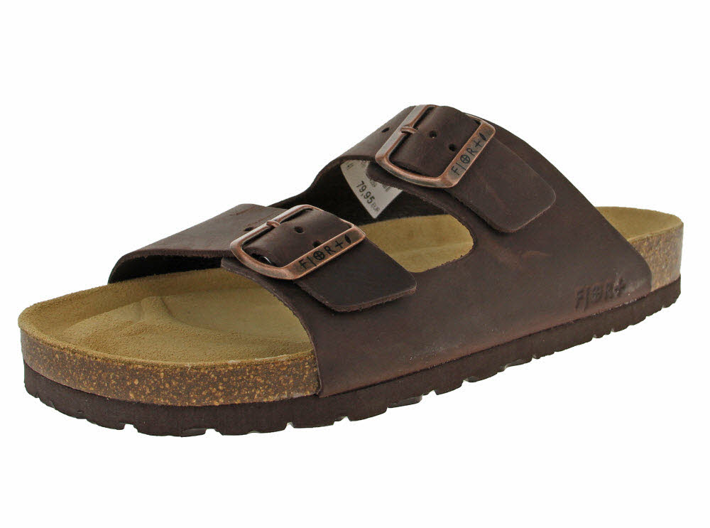 Fjort Herren Pantolette mit Lederfußbett