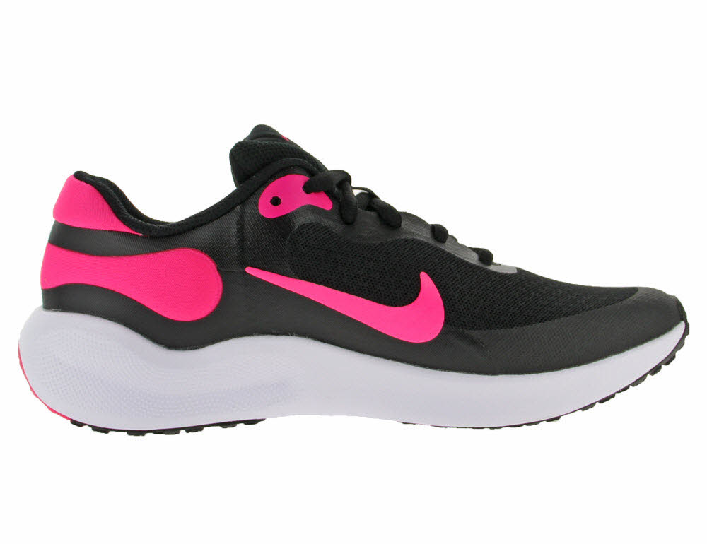 NIKE REVOLUTION 7 (GS),BLACK/H