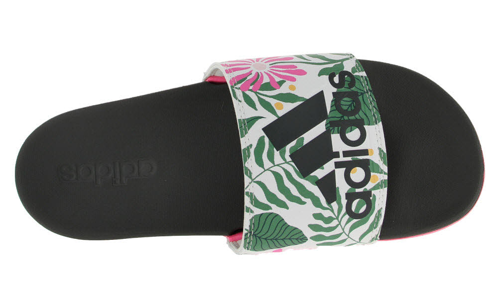 ADILETTE COMFORT,CARBON/OWHITE