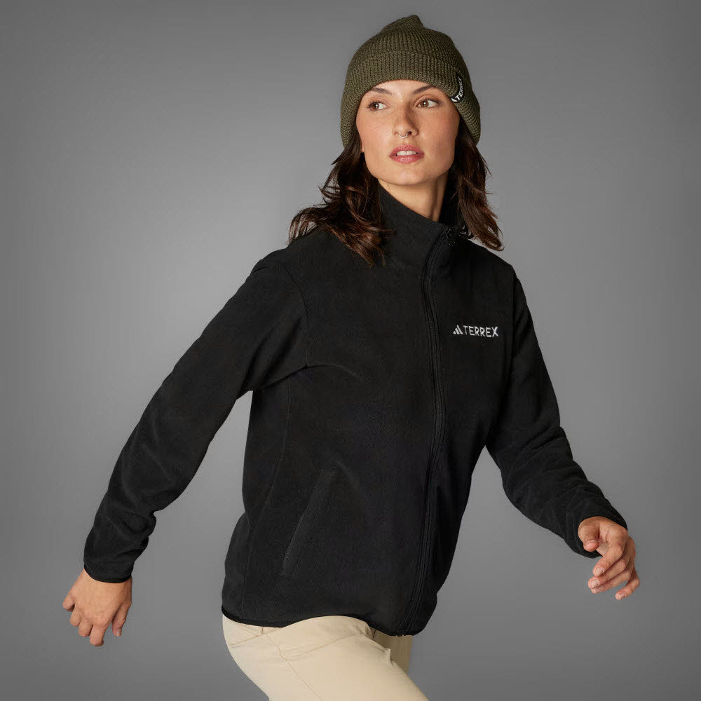 adidas Damen Multi Essentials Fleecejack