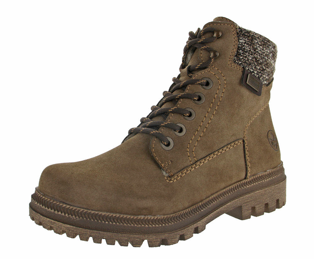 Rieker Damen Schnürboots mit Warmfutter