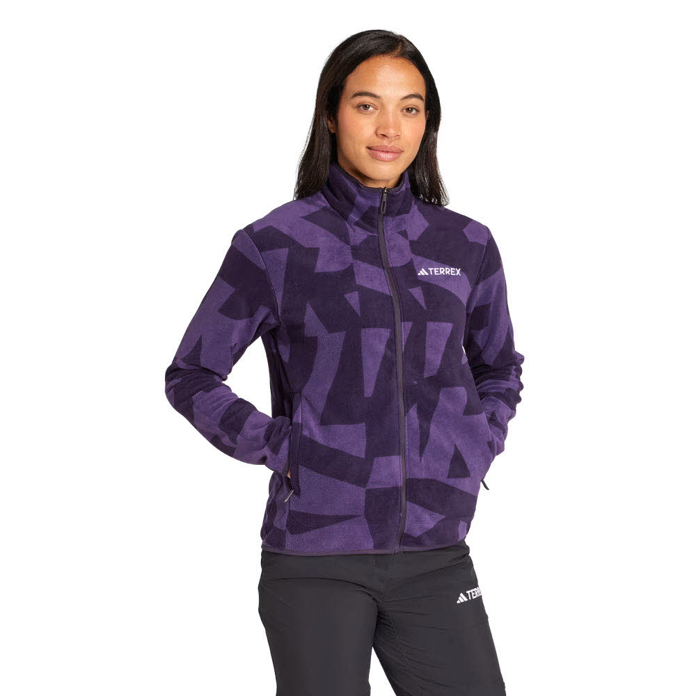 adidas Damen Terrex Fleecejacke