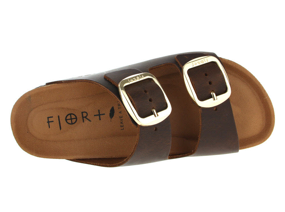 Fjort Damen Pantolette mit Fußbett
