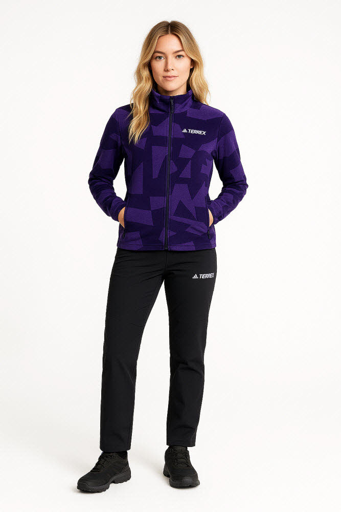 Adidas Damen Fleecejacke