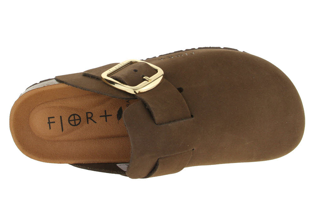 Fjort Damen Clogs mit Fußbett