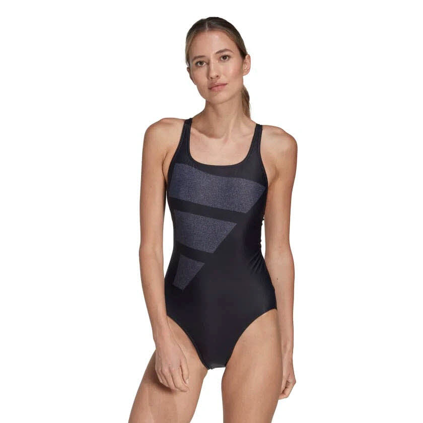 adidas Damen Badeanzug Big Bars Graphic