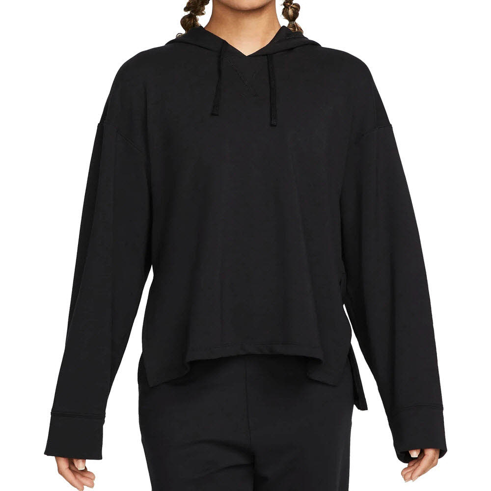 NIKE YOGA DRI-FIT WOMEN'S FLEE,BLA