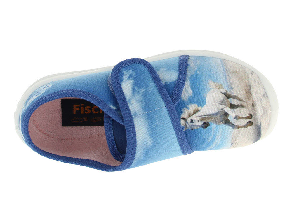 Fischer Hausschuh mit Klettverschluss