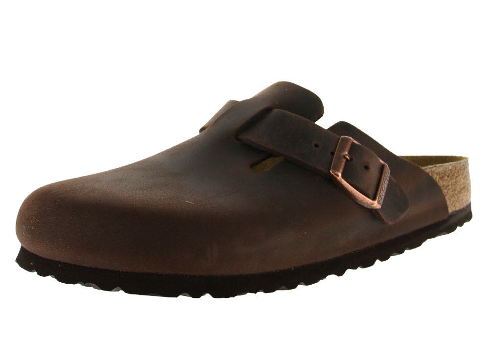 Birkenstock Boston braun Fettleder